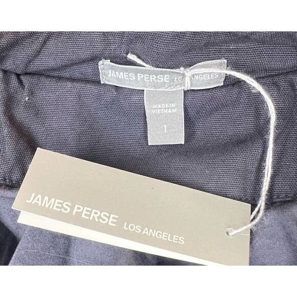 James Perse Grey Cotton Utility Coat NWT Size 1 (Small) - Picture 6 of 6
